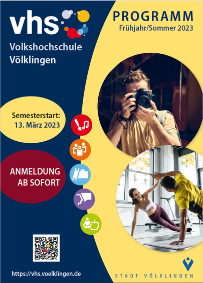 Hauptprogramm der VHS Völklingen (Sommer 2023)