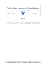 2026/40a Amtliche Bekanntmachungen der Stadt Völklingen
