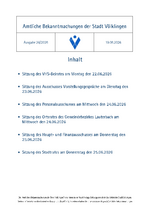 2026/26 Amtliche Bekanntmachungen der Stadt Völklingen