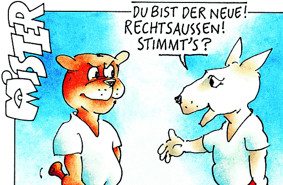 Cartoon von Kurt Heinemann