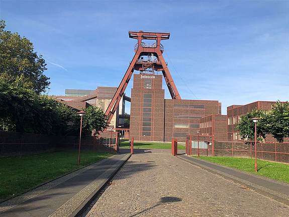 Ein Förderturm im Ruhrgebiet