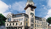 Foto des Alten Rathaus in dem dem sich die Stadtbibliothek Völklingen befindet