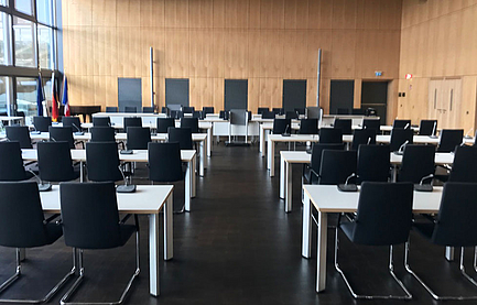 Der Ratssaal im Neuen Rathaus (Foto: Stadt Völklingen) Ratssaal