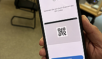 Ein Smartphone auf dem die App zu sehen ist