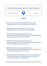 2026/32 Amtliche Bekanntmachungen der Stadt Völklingen