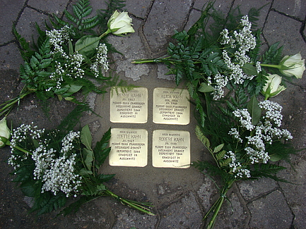 (Foto: Stadt Völklingen) Stolpersteine-Fam_Kahn