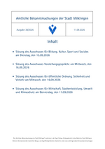 2026/38 Amtliche Bekanntmachungen der Stadt Völklingen