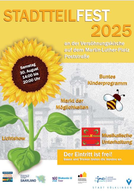 Plakat zur Veranstaltung Stadtteilfest
