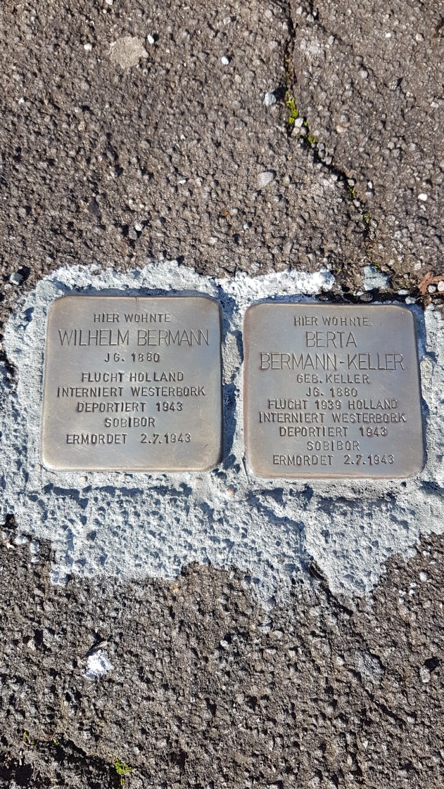 Stolpersteine-Wilhelm_Berta_Keller-Bermann